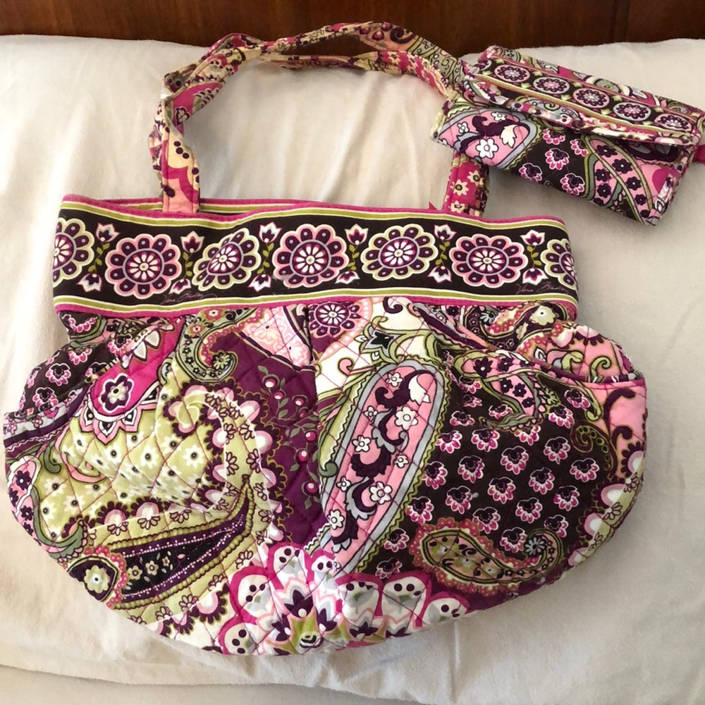 Vera Bradley purse and wallet combo